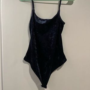 Navy Velvet FP Bodysuit